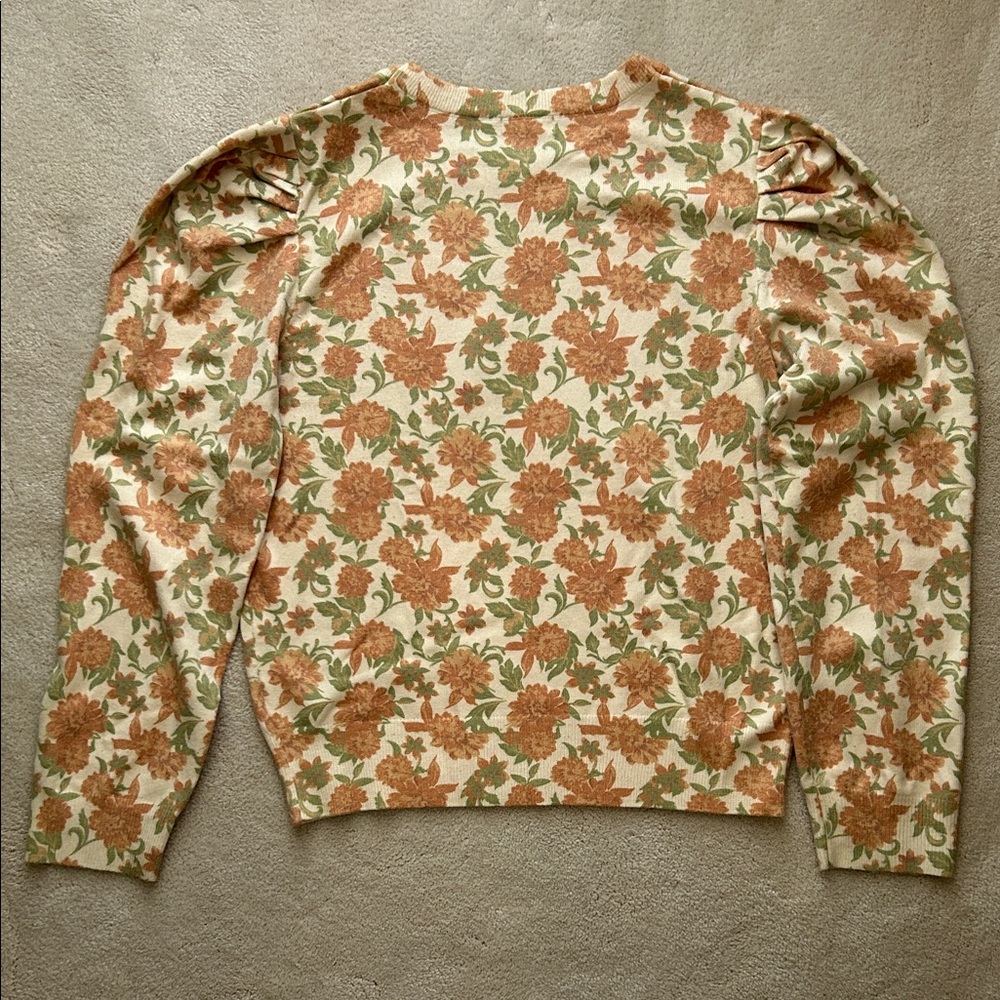 Floral Fall Sweater - Picture 7 of 7